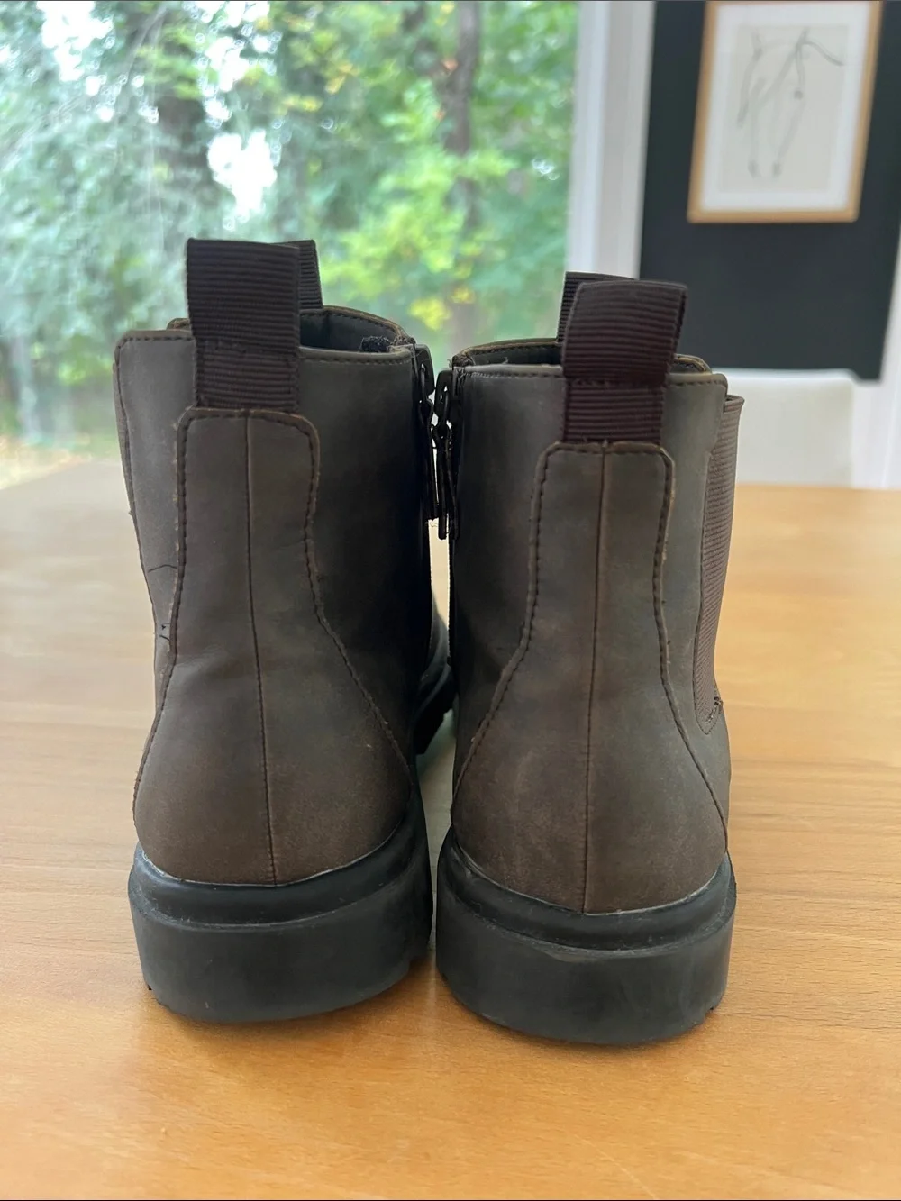 Zara kids brown Chelsea boot size 7